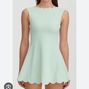Marysia Iga Mini Dress Scallop Hem XL Tennis Pickleball
